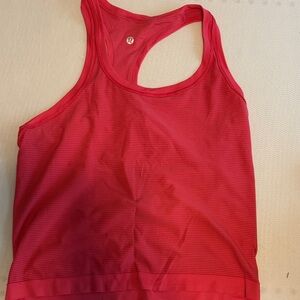 Lululemon Women's Red Tank Top